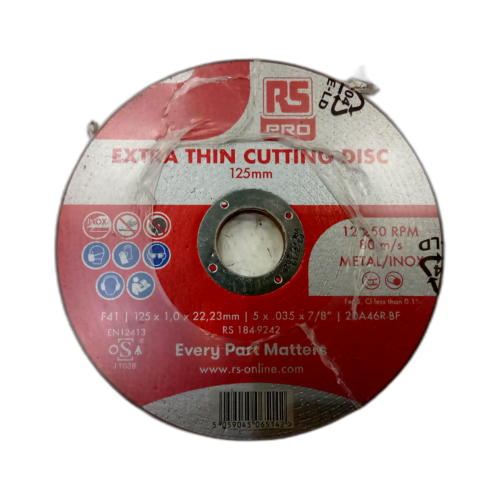 CUTTING DISC, P120, ALUMINIUM OXIDE