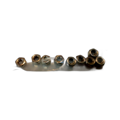 NUT HEX BRASS ENP 2BA CHAMFERED BS57