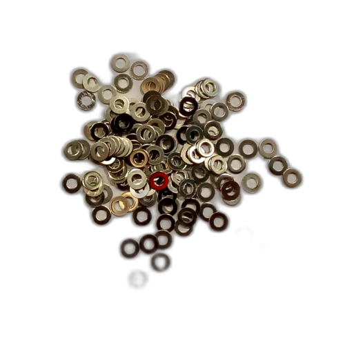 WASHERS ROUND BRASS 2BA