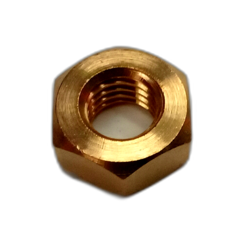 NUT 10 DIA BRASS TO BS 3692 T7 F7
