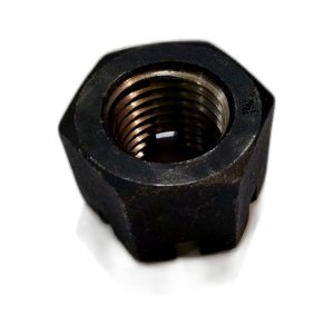 NUT HEX SLOTTED STEEL 27 DIA