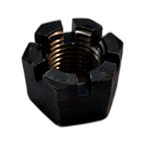 NUT HEX SLOTTED STEEL 27 DIA