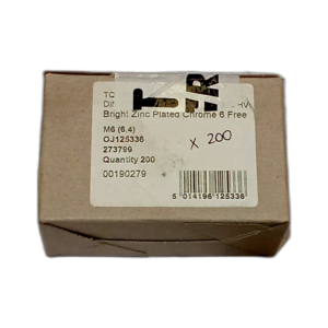 WASHER ROUND STEEL BRIGHT M6 EZP