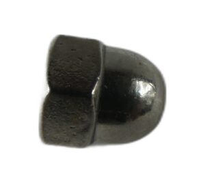 NUT, M8 HEX, DOMED, 316 STAINLESS STEEL