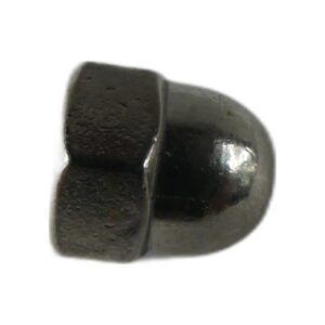 NUT, M8 HEX, DOMED, 316 STAINLESS STEEL