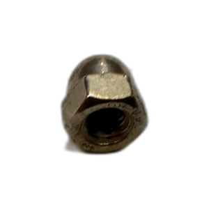 NUT, M8 HEX, DOMED, 316 STAINLESS STEEL