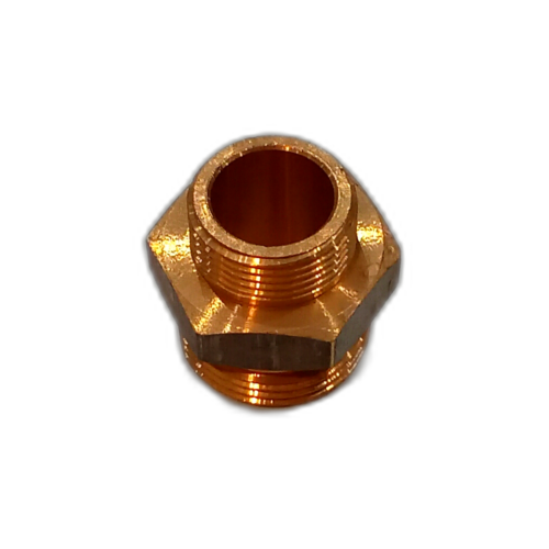 NIPPLE, MALE HEX 1″ BSP X 3/4″ BSP
