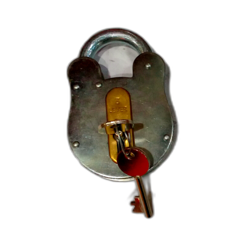 LOCK WITH NO. 5 KEY.