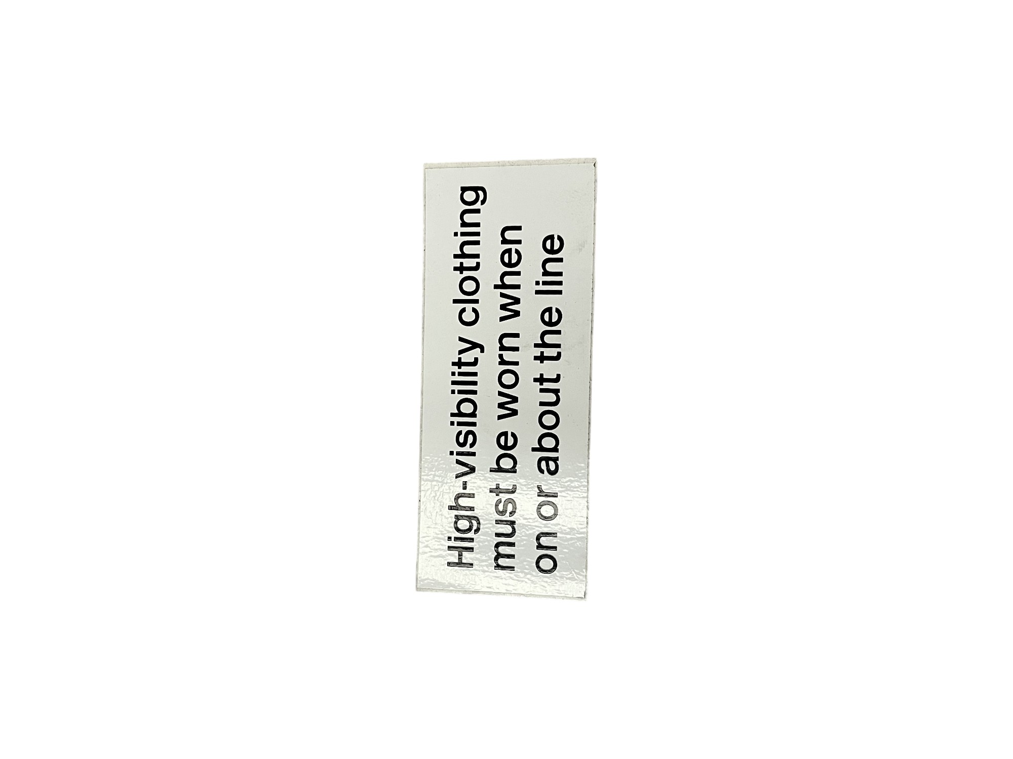 PLATE FOR CAB/VESTIBULE DOOR