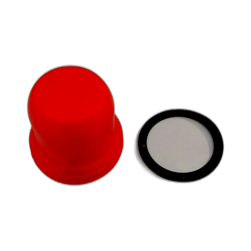 COVER NEOPRENE P/BUTTON RED