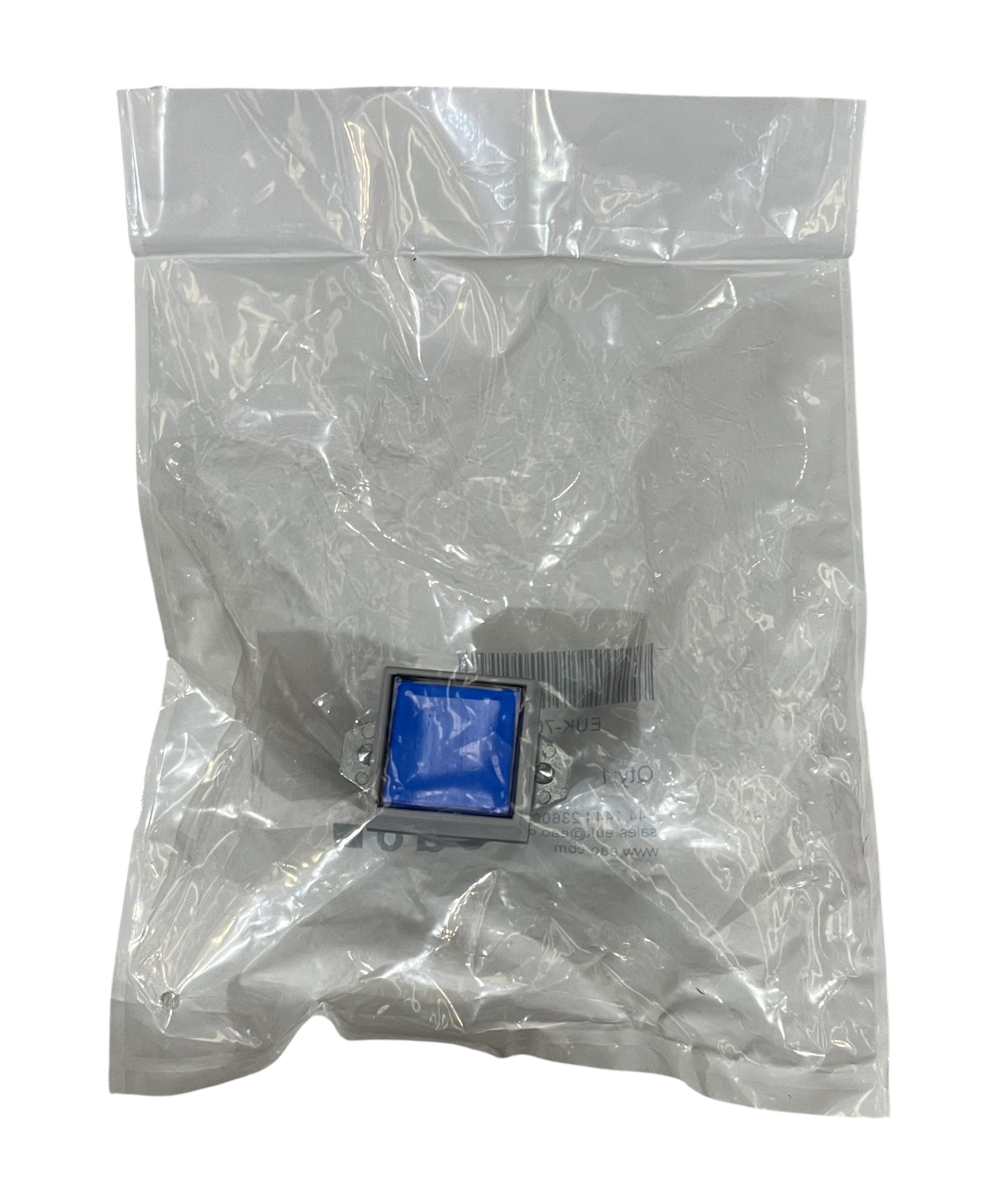 ACTUATOR PUSHBUTTON SWITCH BLUE. MOMENTA