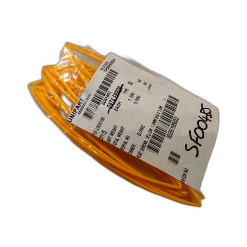 HEAT SHRINK, YELLOW, 1.6MM DIA X 1.2M L