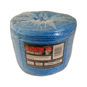 CORD, POLYPROPYLENE. 8 STRAND. 4 DIA
