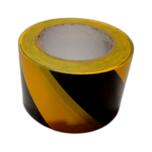 TAPE WARNING Y & B 75MMX33M
