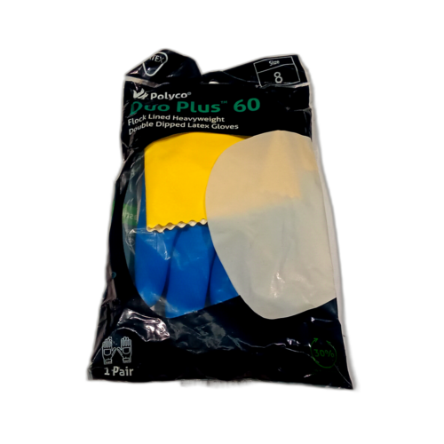 GLOVES RUBBER MEDIUM EN420 EN388 EN374