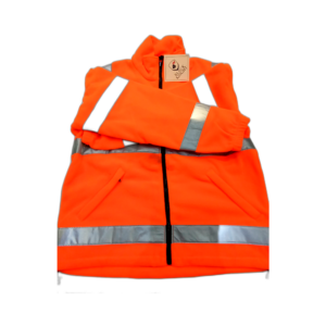ORANGE CLS 3 380GSM FLEECE JKT/L