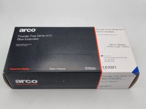 GLOVES, DISPOSABLE NITRILE MED X100
