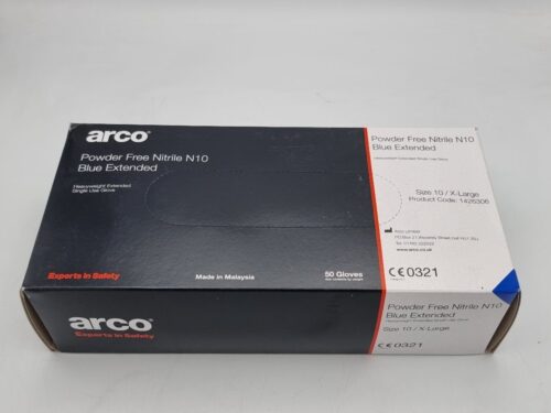 GLOVES, DISPOSABLE NITRILE XL X 100