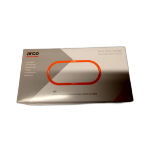 GLOVES, NITRILE SIZE 10 ORANGE X50