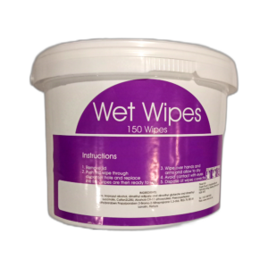 WET WIPES - 150 WIPES PER TUB
