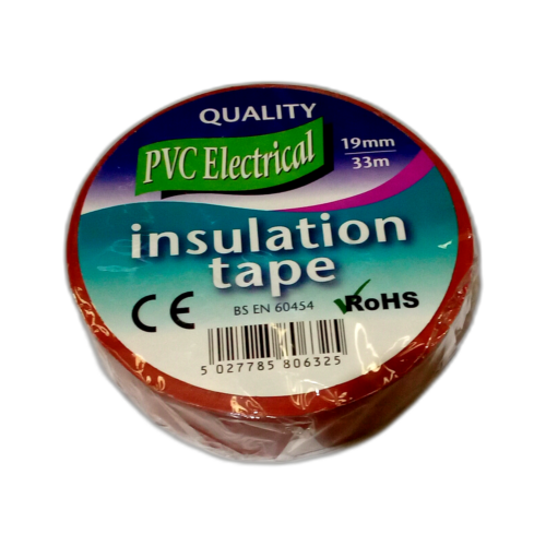 TAPE PVC BROWN 25MM