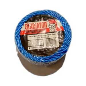 6MM X 30M MINICOIL POLYPROPLENE ROPE