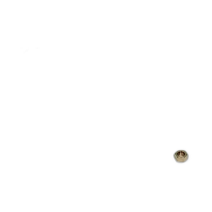 NUT, BRASS, NICKEL PLATED M5