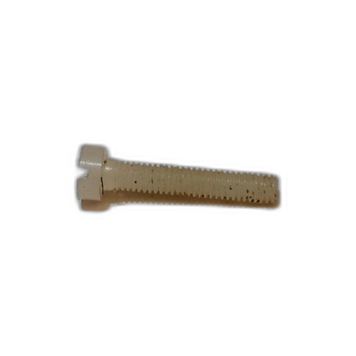 SCREW 2BA X 25.4MM NYLON SLOT CHEESE HD