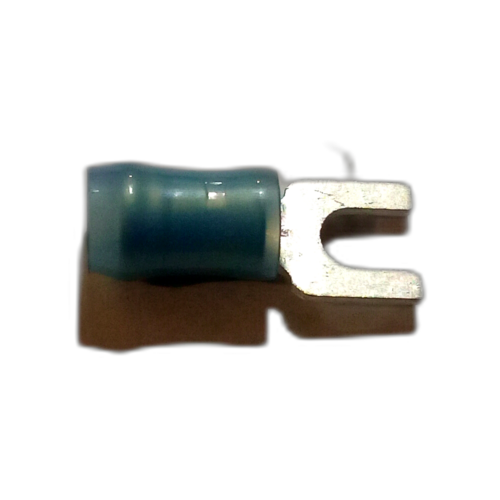 TERMINAL CRIMP FORK M3.5 BLUE 16-14AWG
