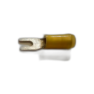 TERMINAL CRIMP SPADE M3.5 YEL 12-10AWG
