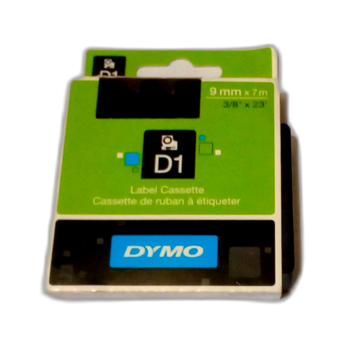 TAPE RED/WHT DYMO 9MM