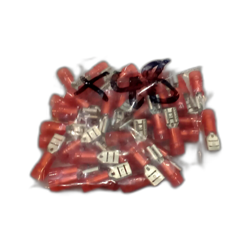 RED NYLON DISCONNECTORS 4.8 X 0.8