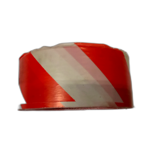 TAPE, BARRIER, RED/WHITE (ROLL)