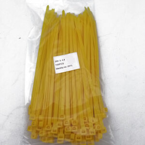 C-TIE CABLE TIES, 200MM X 4.8MM, YELLOW