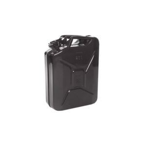 JERRY CAN, ALL STEEL, BLACK 20L