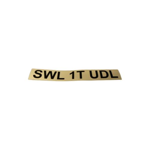 SWL UDL LABEL