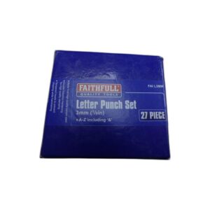 LETTER STAMP PUNCH SET 3MM