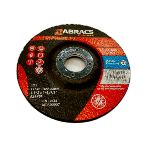 115MMx6.0MMx22MM DPC METAL GRINDING DISC