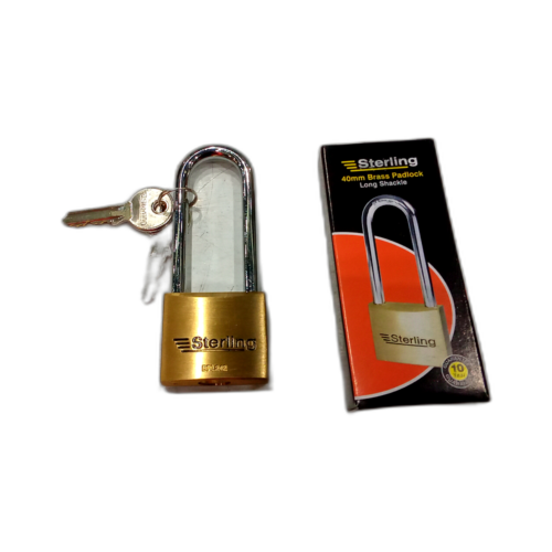 LONG PADLOCK 40MM KEYED