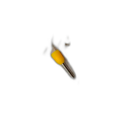 1.0MM CORD END TERMINAL YELLOW DIN 46288
