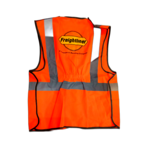 VEST HI VIZ, MED RIP SAFE ORANGE BRANDED