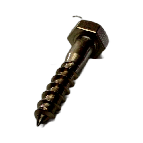 M10 x 50mm LG Coach Screw, SS