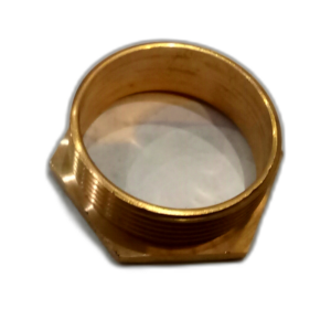 BUSH ENTRY HEX BRASS MALE 1.1/2