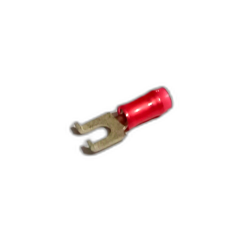 TERMINAL FLANGED SPADE RED FOR M6 STUD