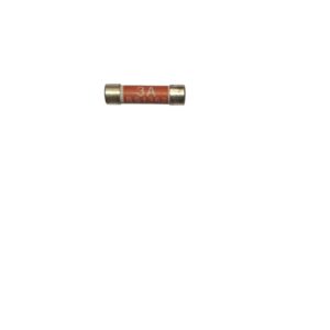 FUSE 3A 6.3X25 RED  CART-LNK