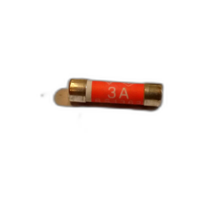 FUSE 3A 6.3X25 RED  CART-LNK