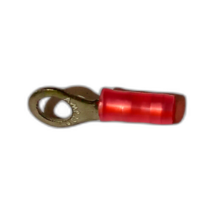 TERMINAL, CRIMPED  M5 RED