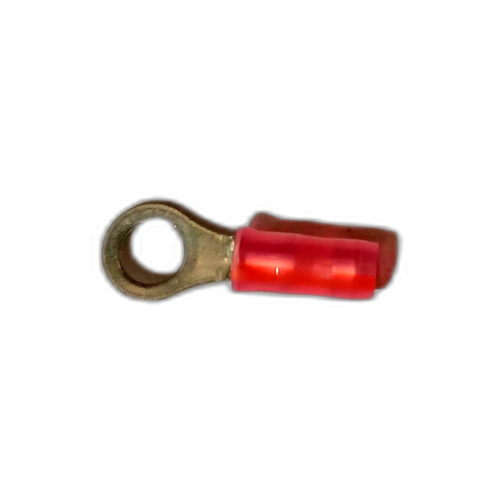 TERMINAL, CRIMPED  M5 RED