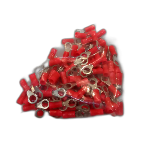 CRIMP RING M5 RED (BAG 100)