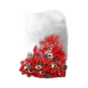 CRIMP RING M5 RED (BAG 100)